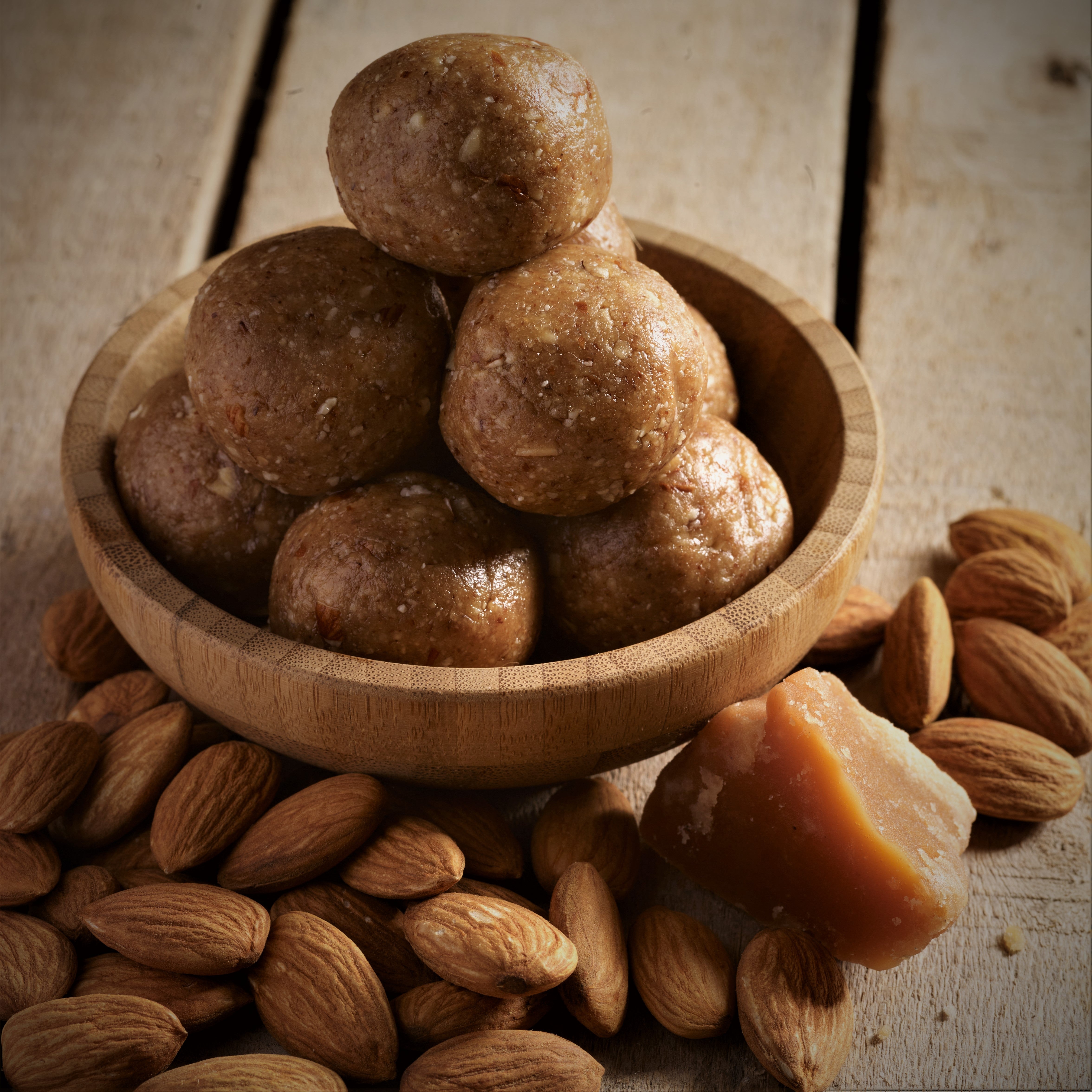 Almond Jaggery Laddus