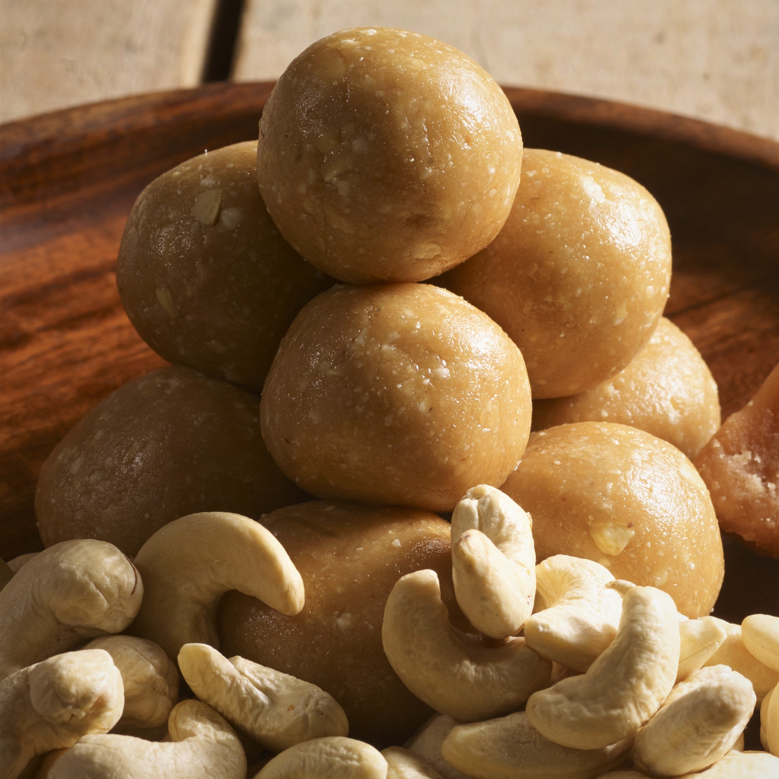 Cashew Jaggery Laddus